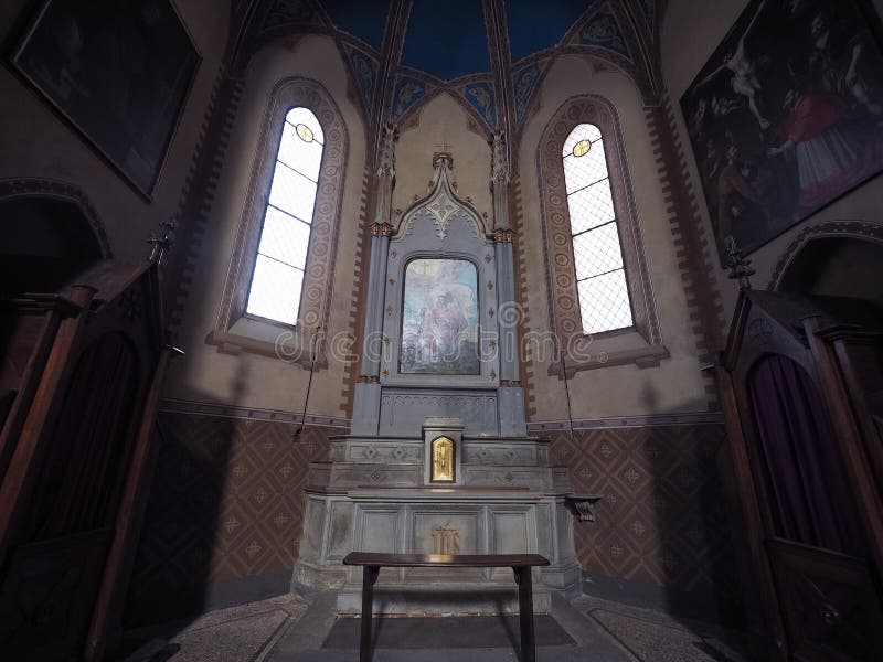 Собор San Lorenzo в Alba стоковая фотография rf